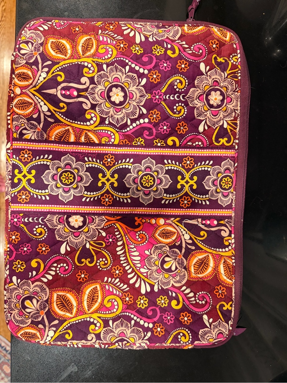 Vera Bradley Floral Zip Laptop Sleeve - Women's Bag